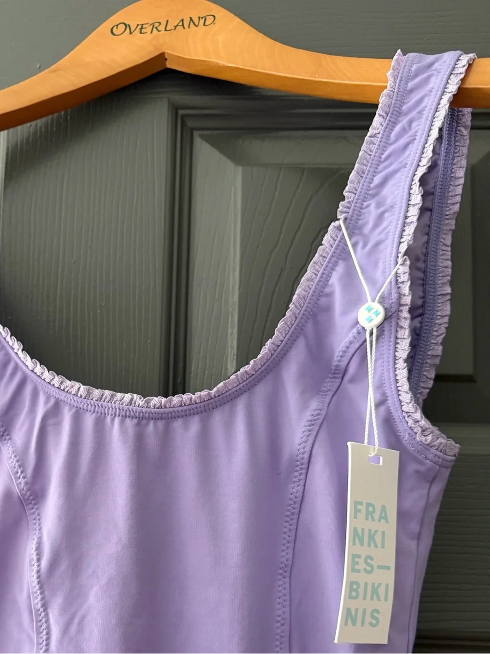 Frankie's Bikinis Kyle Lavender Scoop One-Piece Swimsuit
